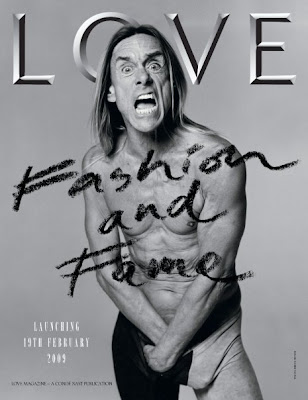 Beth Ditto and Iggy Pop posing ...